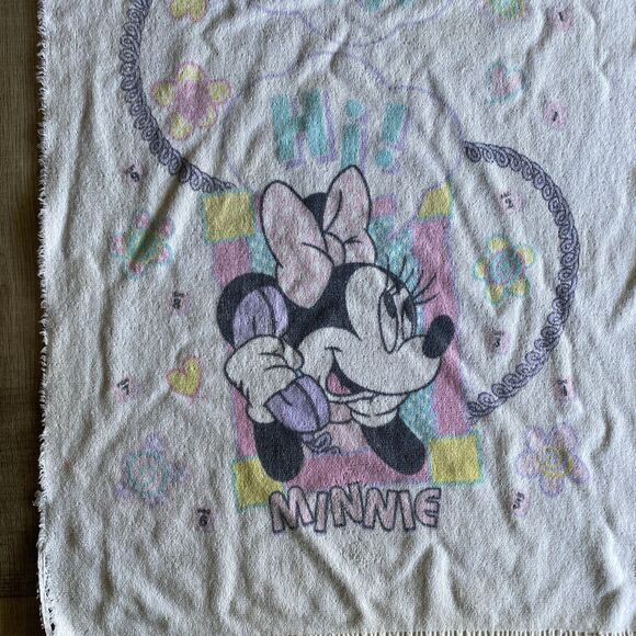 Vintage Minnie Mouse Daisy Duck Towel Disney Franco 100% Cotton Beach Bath - Picture 2 of 8
